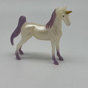 Breyer Mini White & Purple Unicorn‎